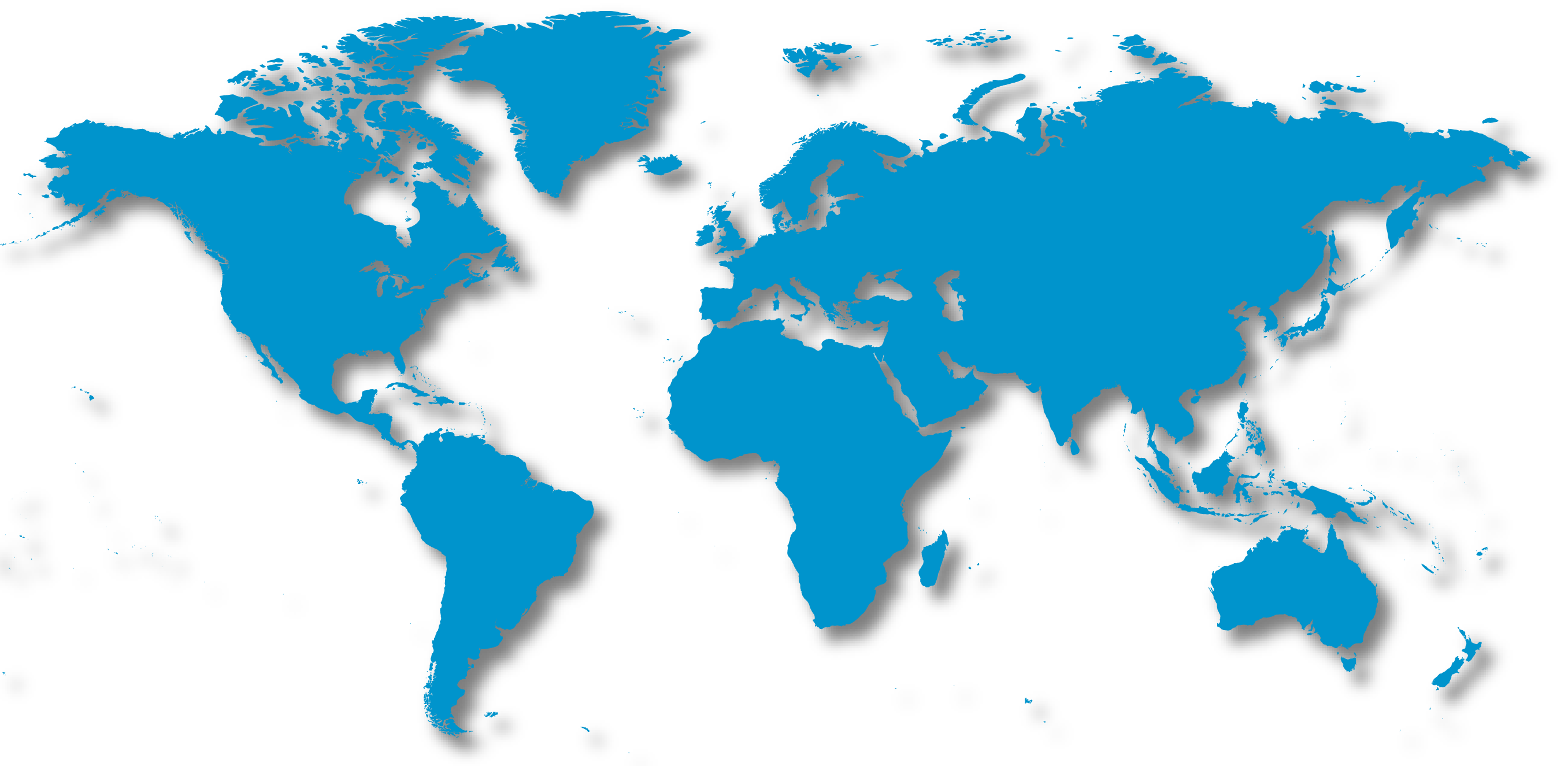 blue world map